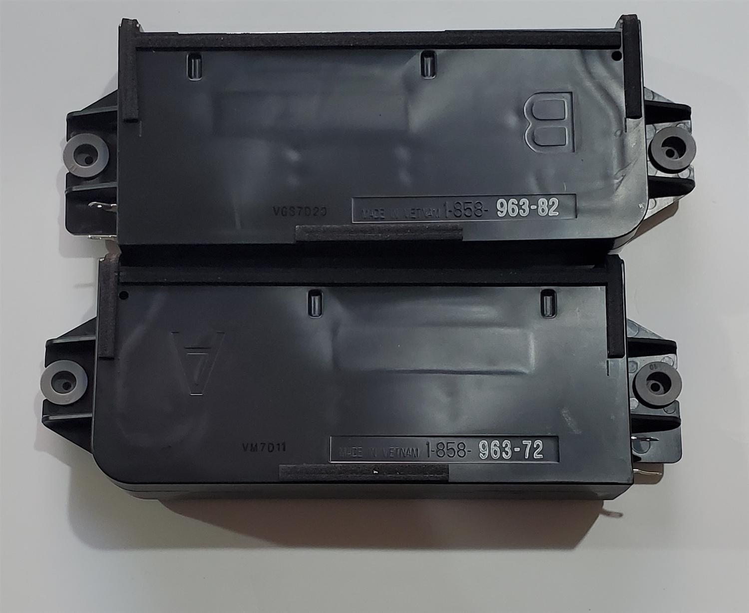 KIT DE BOCINAS PARA TV SONY ( 2 PZ ) ORIGINALES / NÚMERO DE PARTE 1-858-963-82 / 1-858-963-72 / VM7D11 / VGS7D20 / PANEL YM7F430HNG01 / MODELO XBR-43X800E  / XBR43X800E - Imagen 2